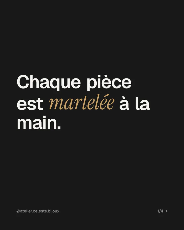 Visuel préparé pour @atelier.celeste.bijoux