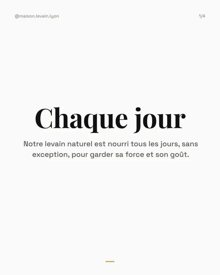 Carrousel préparé pour @maison.levain.lyon